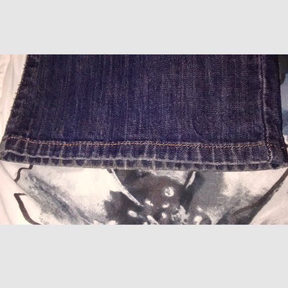 Vintage Calvin Klein Bootcut Jeans, Distressed/Worn, Size 27/4, Pre-Owned - Picture 5 of 9